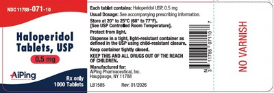 0.5 mg -1000 Tablets (0.5 mg  1000 Tablets)